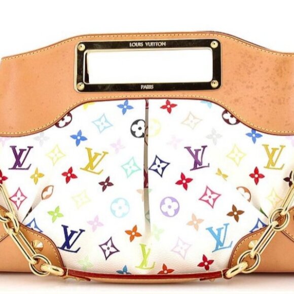 Louie Vuitton Monogram Multicolore Judy MM Handbag - Picture 5 of 7